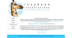 Desktop Screenshot of izzybean.co.uk